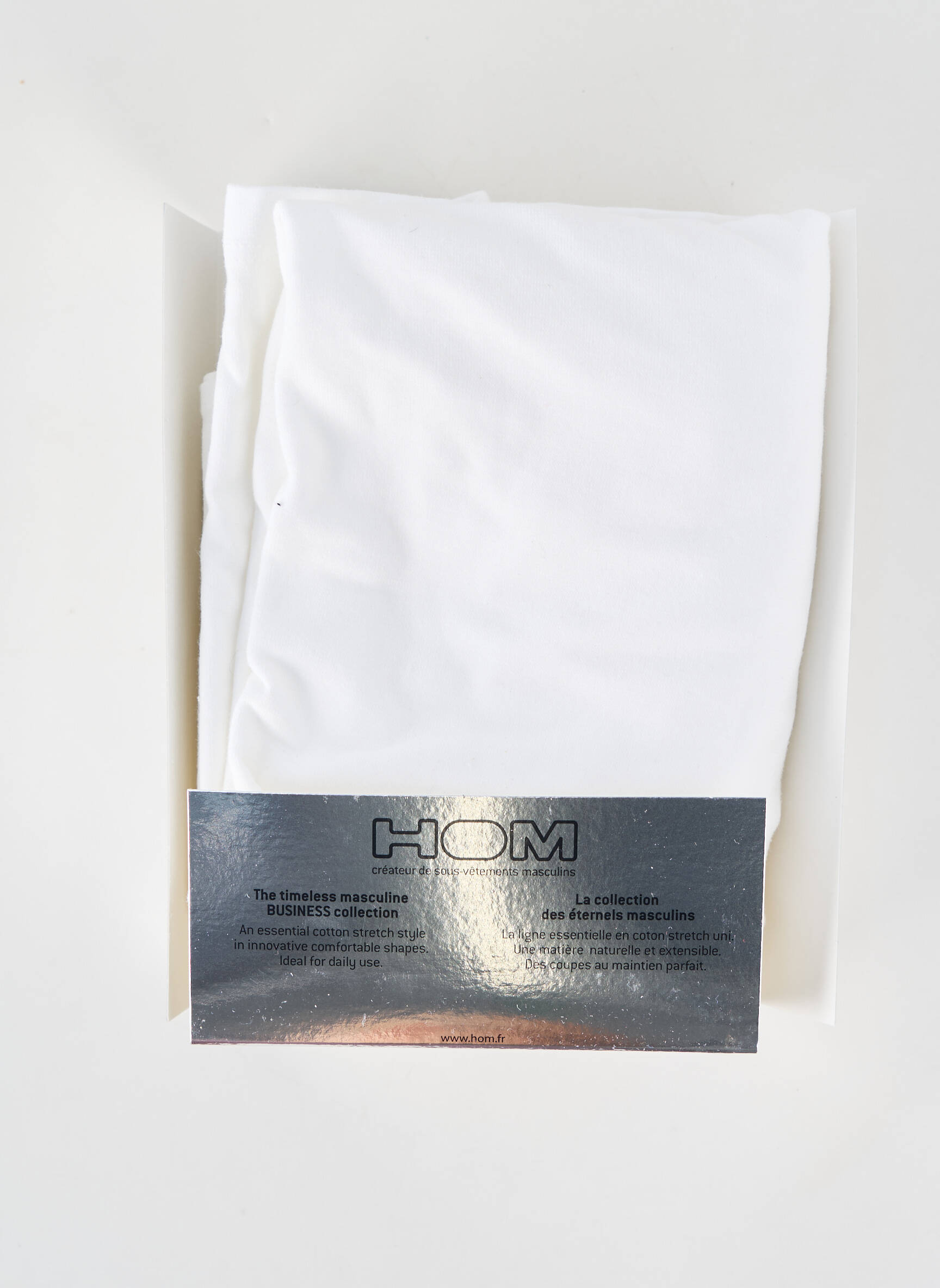 Débardeur coupe cintrée sans manche blanc HOM homme