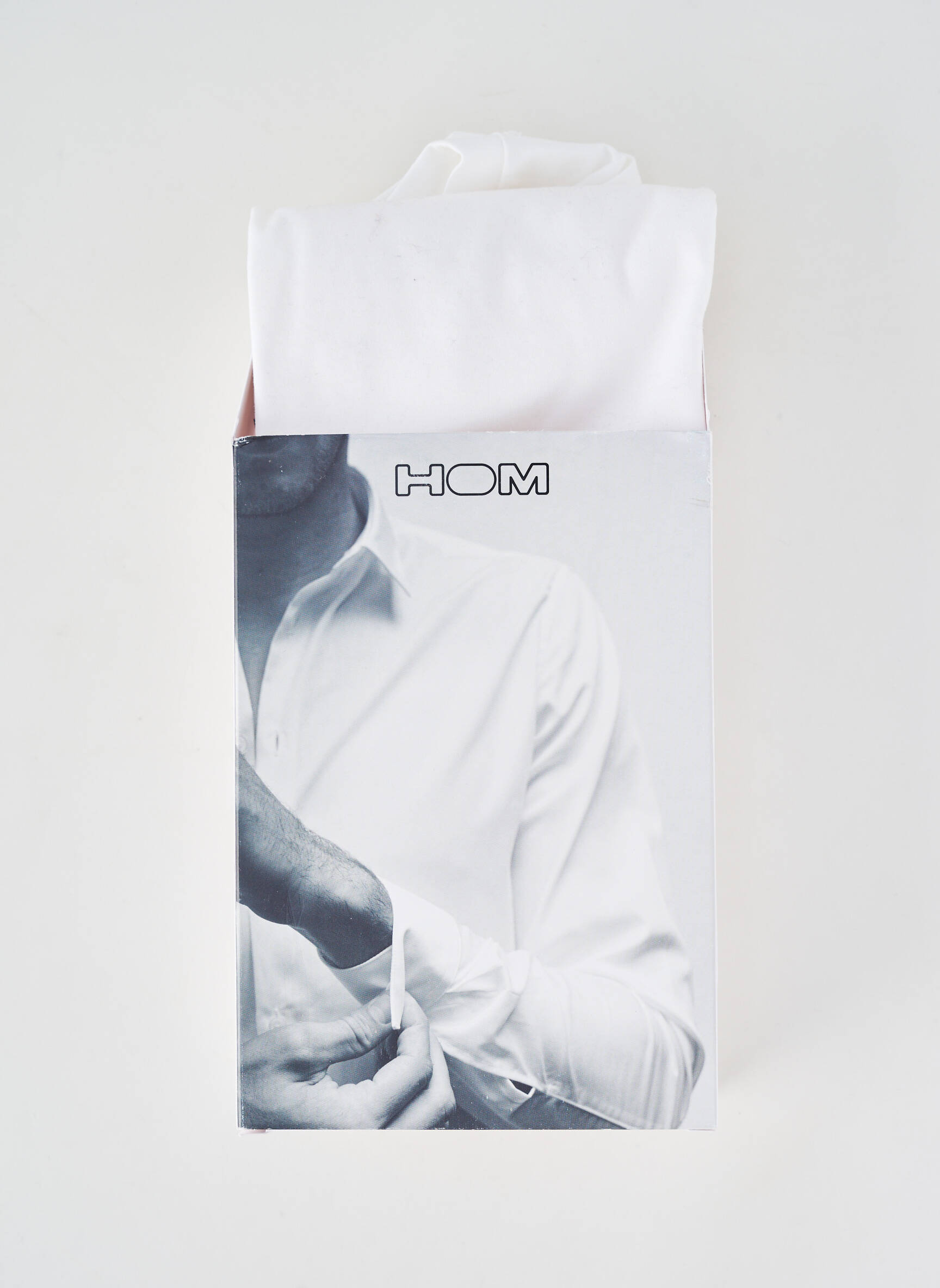 T-shirt coupe cintrée manches courtes blanc HOM homme