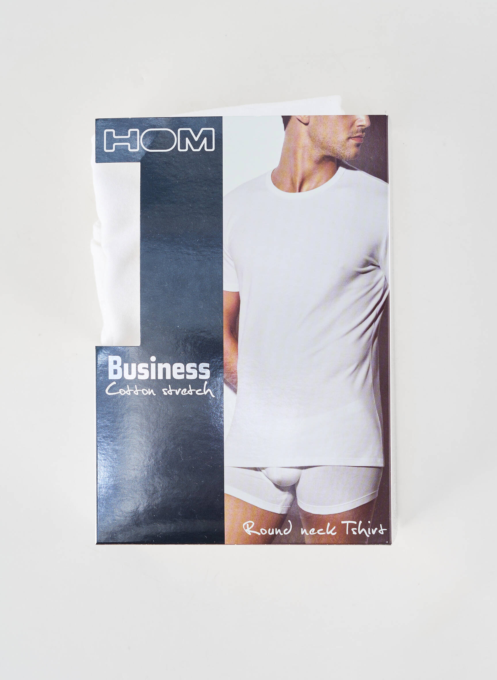 T-shirt stretch manches courtes blanc HOM homme