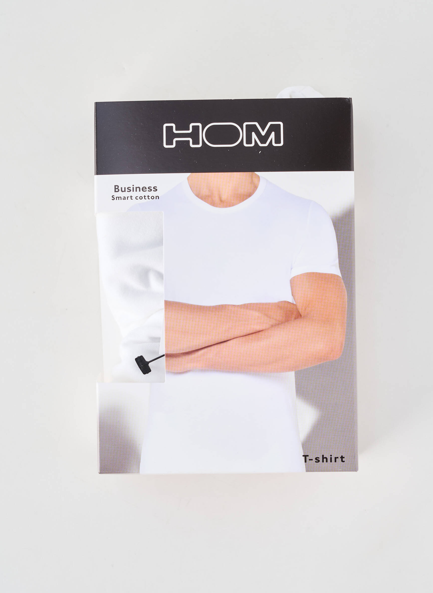 T-shirt coupe cintrée manches courtes blanc HOM homme