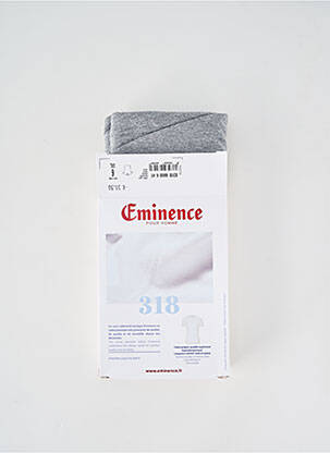 T-shirt tissage chiné manches courtes gris EMINENCE homme