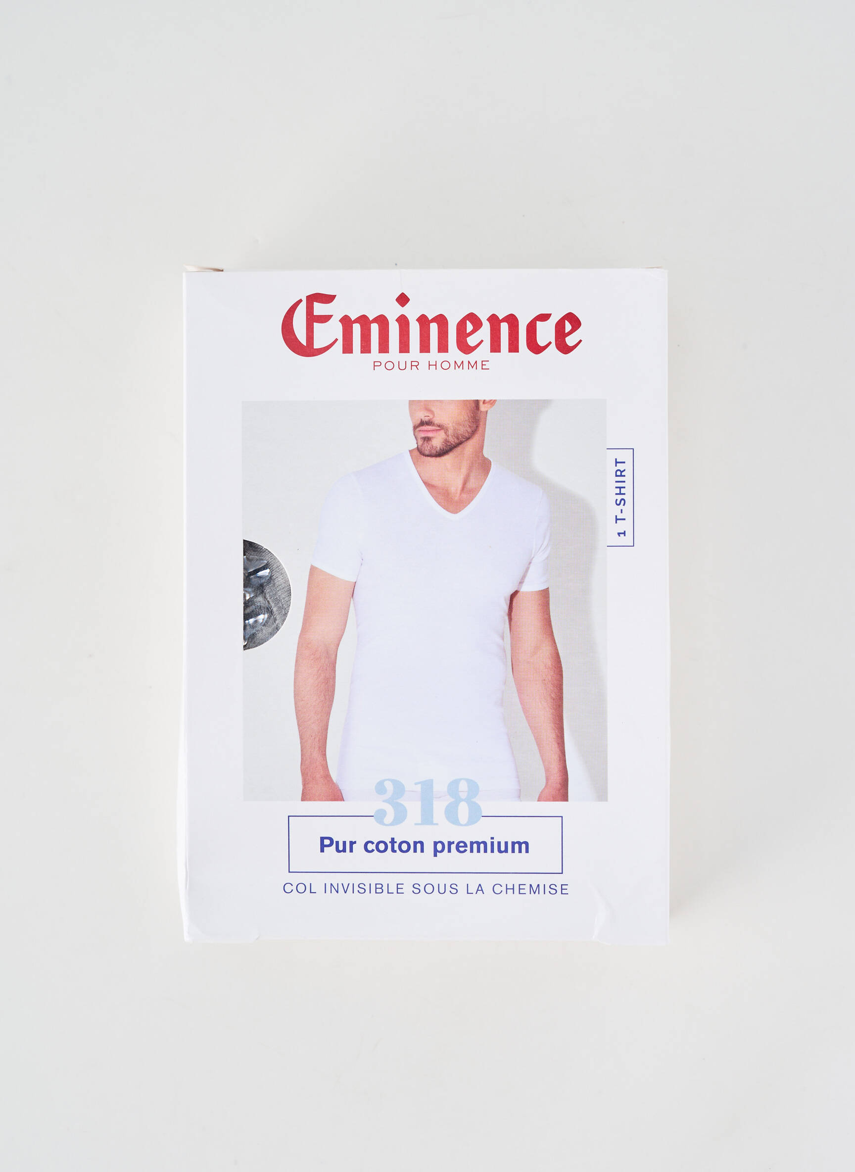 T-shirt tissage chiné manches courtes gris EMINENCE homme