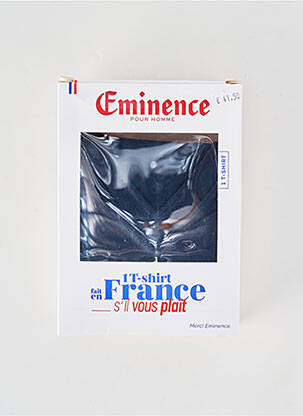T-shirt stretch manches courtes bleu EMINENCE homme