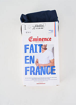 T-shirt stretch manches courtes bleu EMINENCE homme