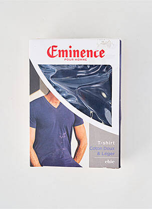 T-shirt coupe cintrée manches courtes bleu EMINENCE homme