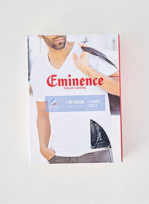 T-shirt coupe cintrée manches courtes noir EMINENCE homme