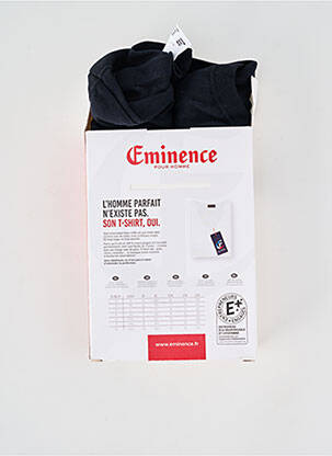 T-shirt coupe cintrée manches courtes noir EMINENCE homme