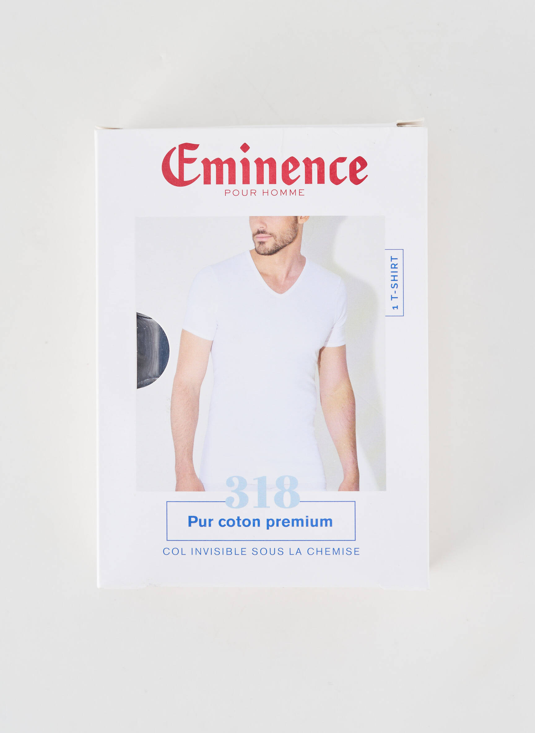 T-shirt stretch manches courtes bleu EMINENCE homme