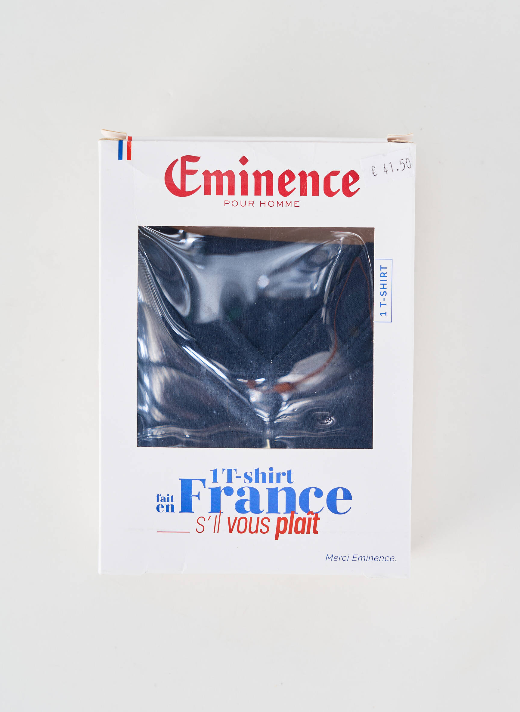 T-shirt stretch manches courtes bleu EMINENCE homme