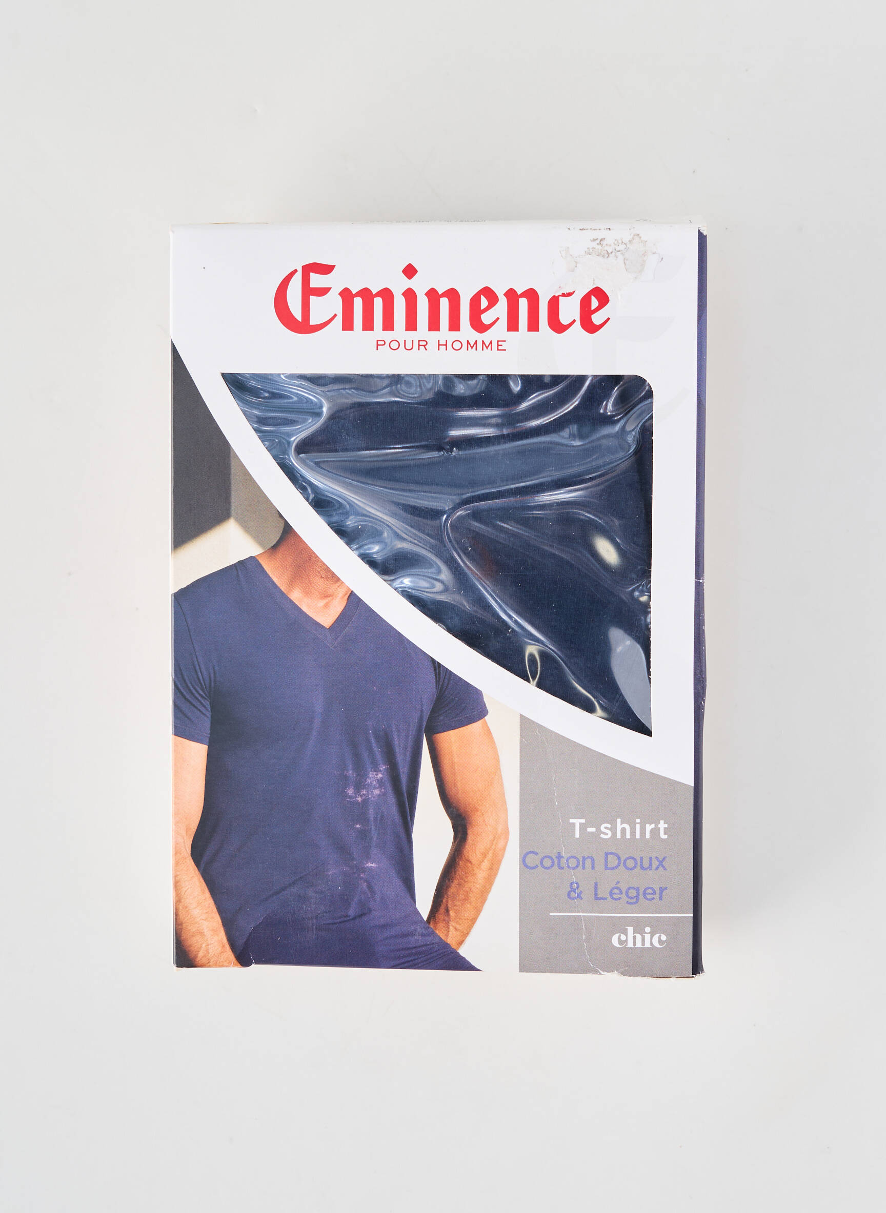 T-shirt coupe cintrée manches courtes bleu EMINENCE homme