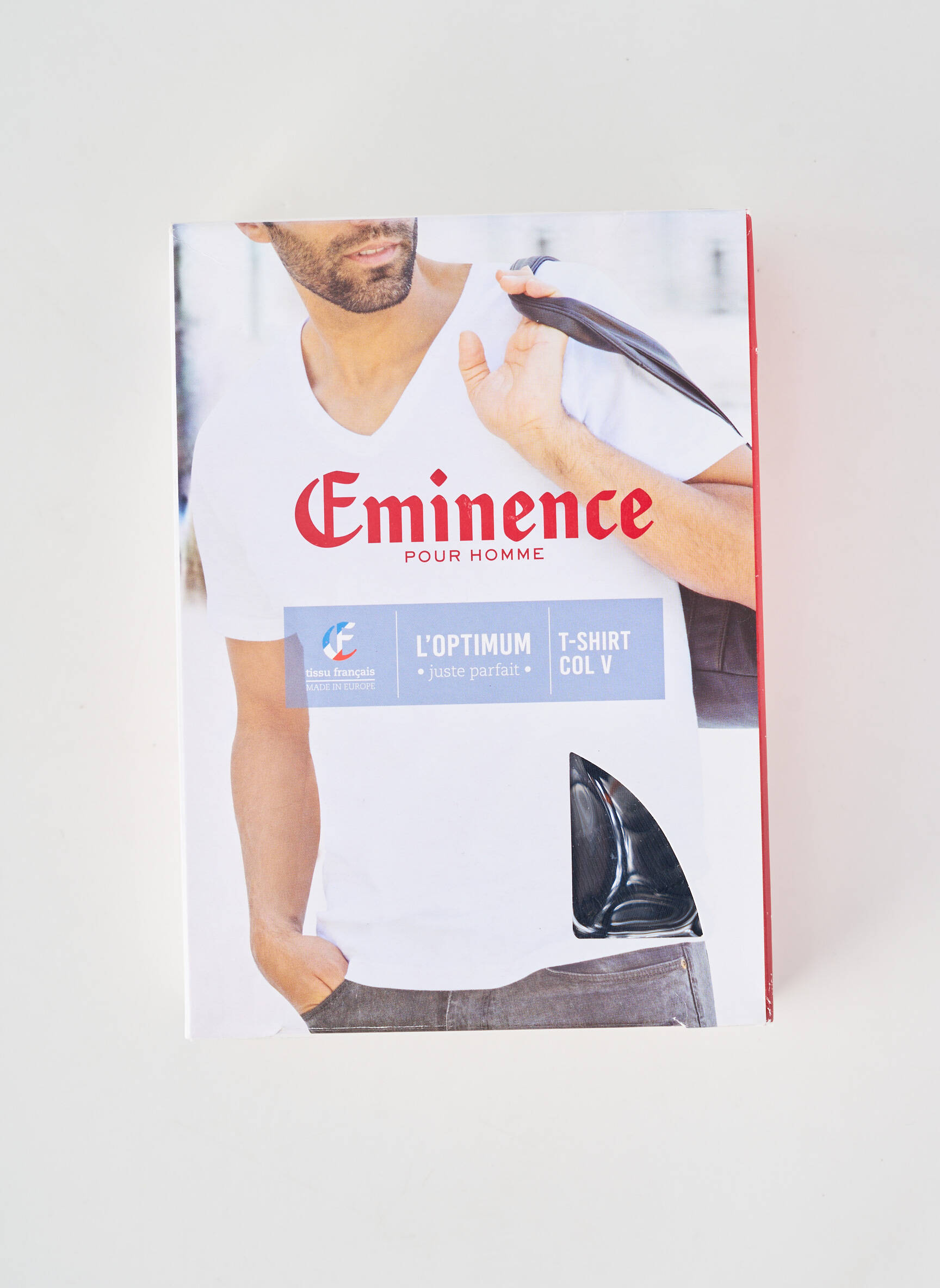 T-shirt coupe cintrée manches courtes noir EMINENCE homme