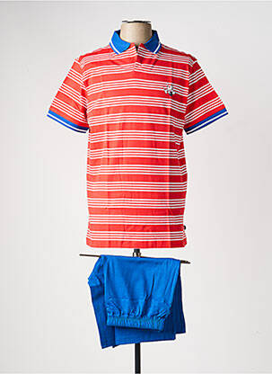 Pyjashort fermeture boutonnée sur le devant bleu EMINENCE homme