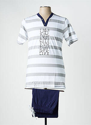 Pyjashort sérigraphie bleu RINGELLA homme