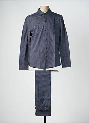 Pyjama coupe droite bleu HOM homme