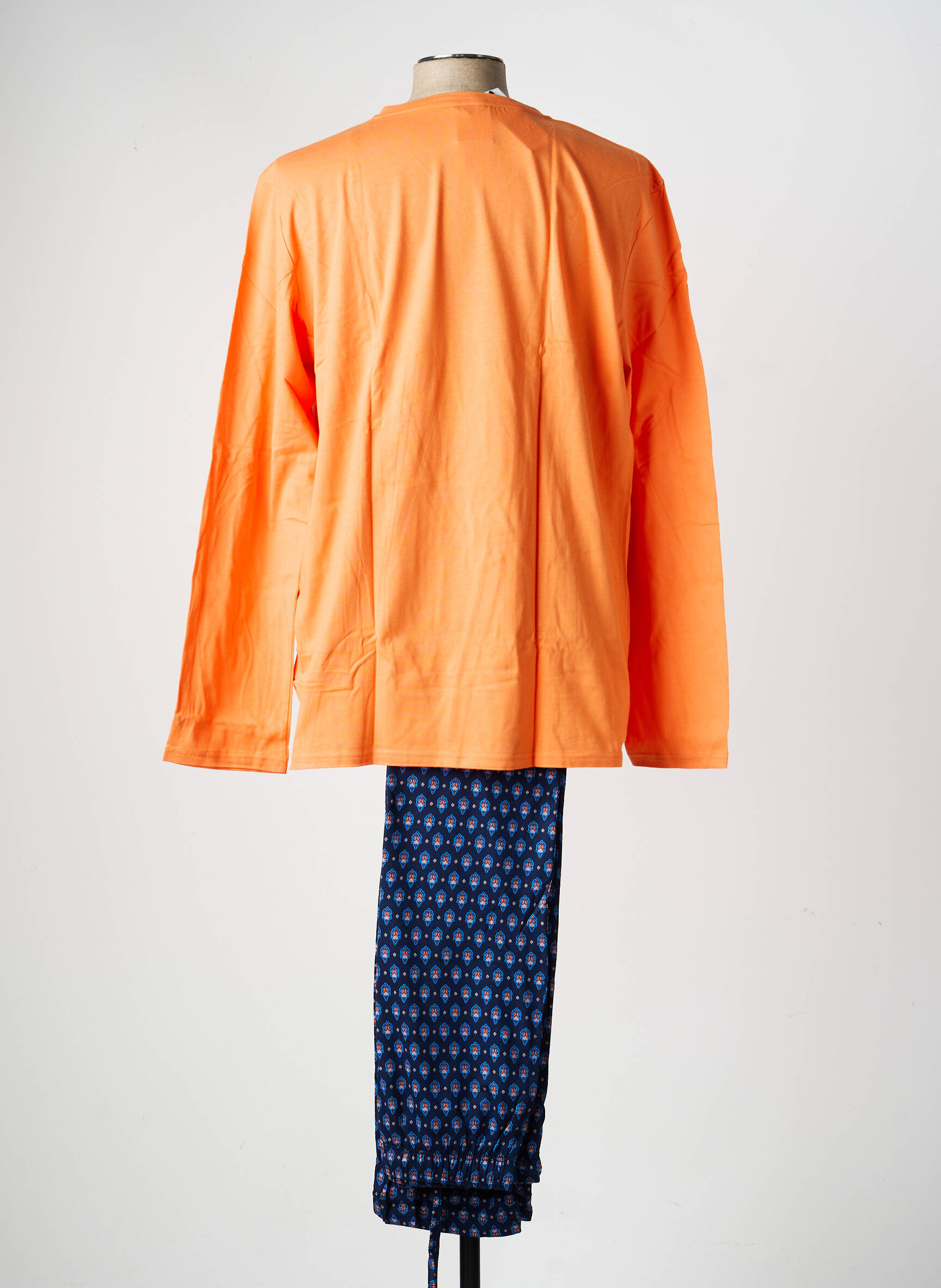 Pyjama col v orange HOM homme