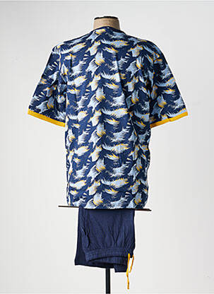 Pyjashort fermeture boutonnée sur le devant bleu CHRISTIAN CANE homme