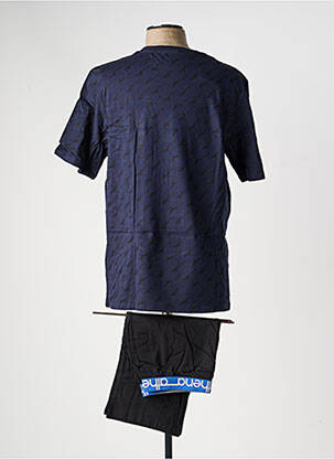 Pyjashort stretch bleu ATHENA homme