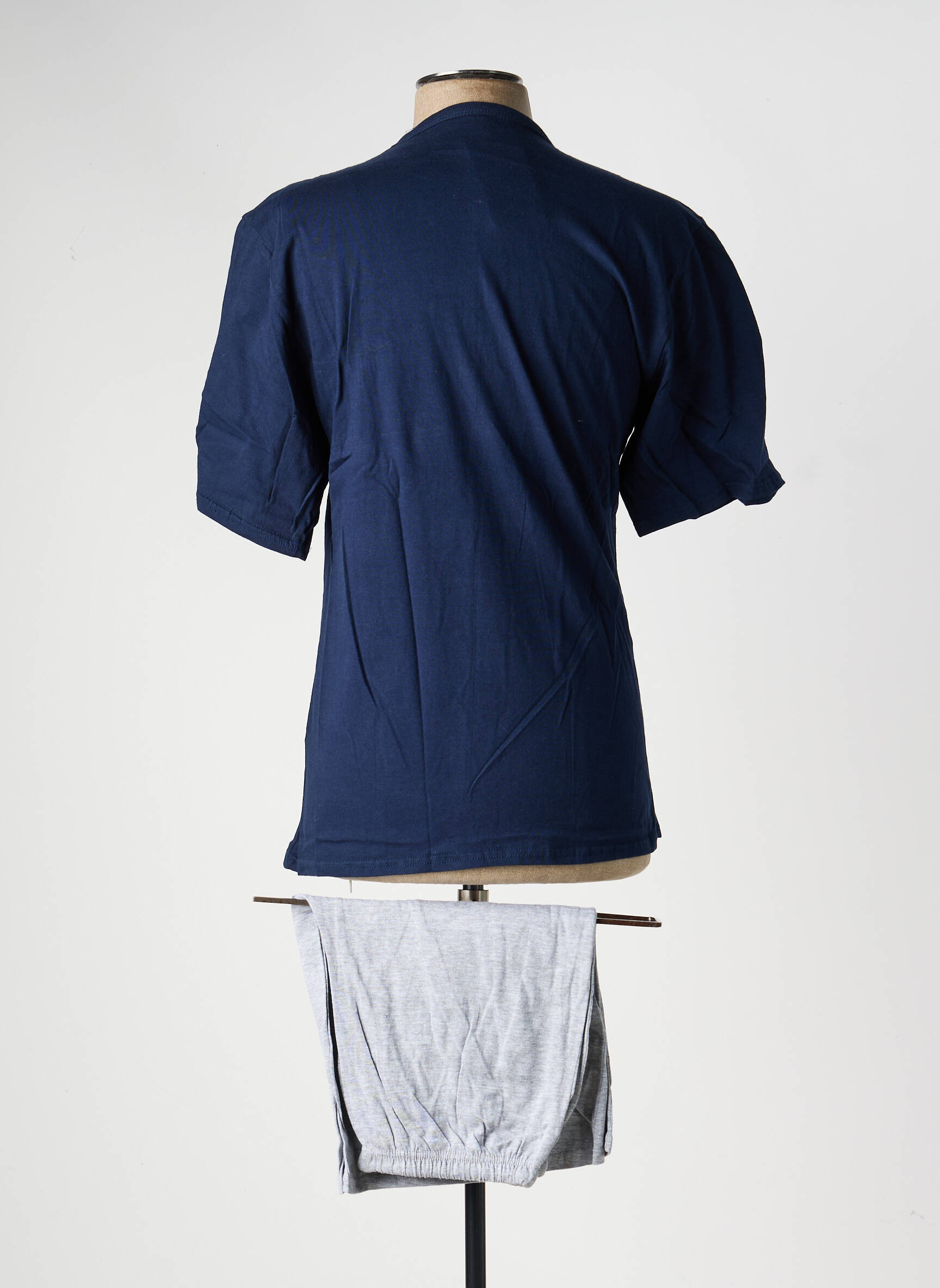 Pyjashort stretch bleu EMINENCE homme
