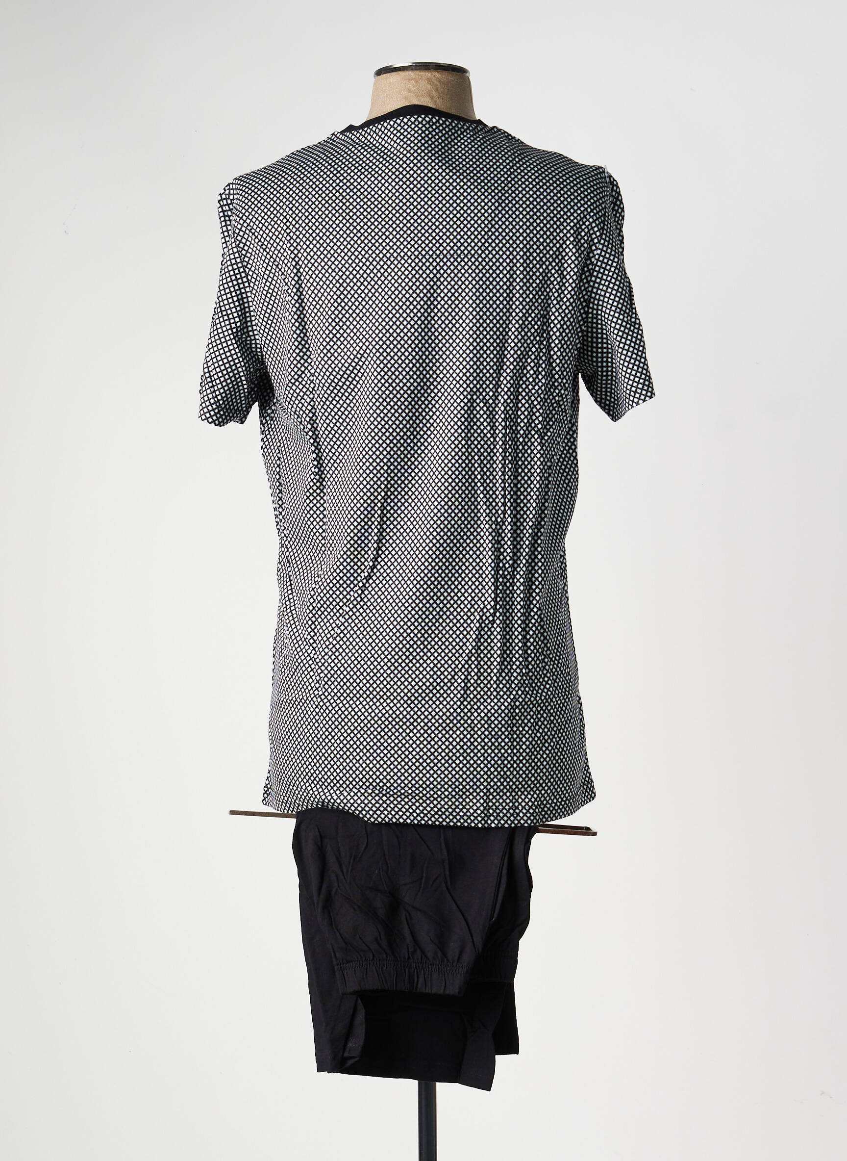 Pyjashort stretch noir HOM homme