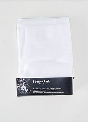 Débardeur coupe cintrée sans manche blanc EDEN PARK homme