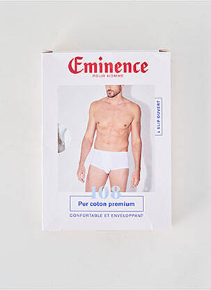Slip elastique à la taille blanc EMINENCE homme
