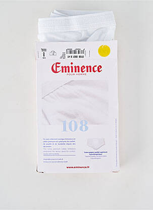 Slip elastique à la taille blanc EMINENCE homme
