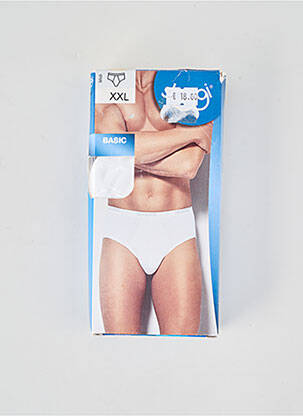 Slip stretch blanc SLOGGI homme