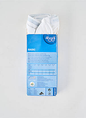 Slip stretch blanc SLOGGI homme