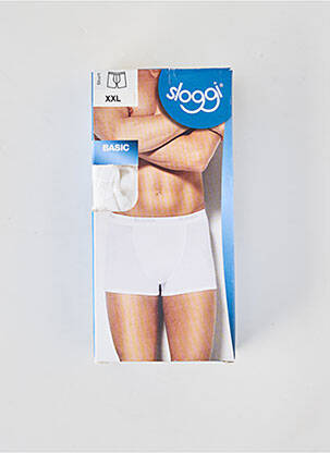 Boxer stretch blanc SLOGGI homme