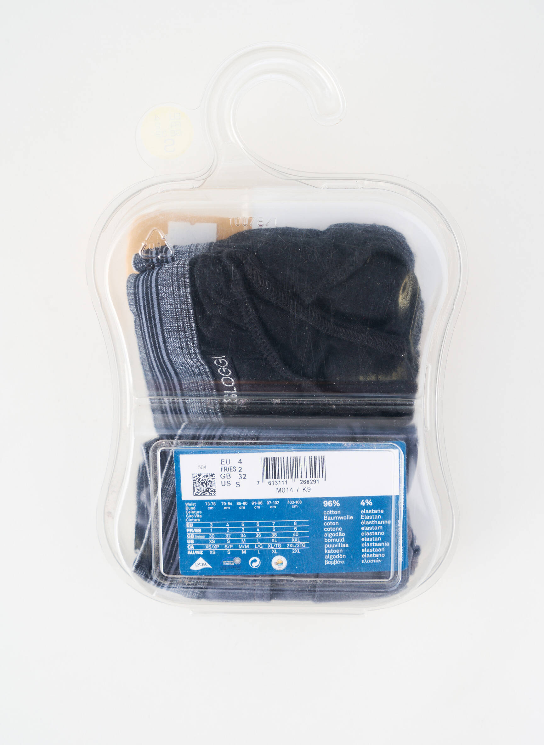 Slip tissage popeline noir SLOGGI homme