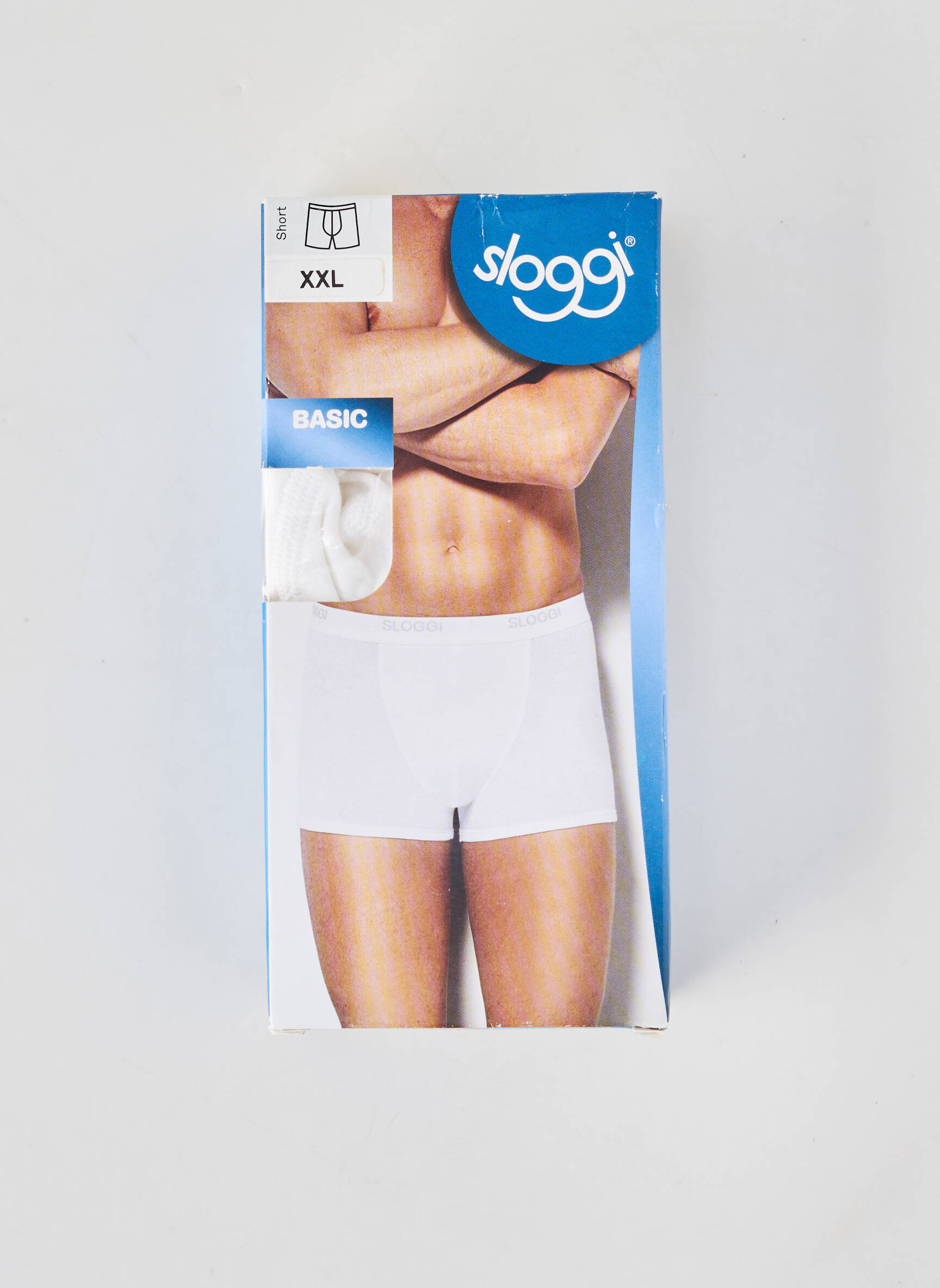 Boxer stretch blanc SLOGGI homme