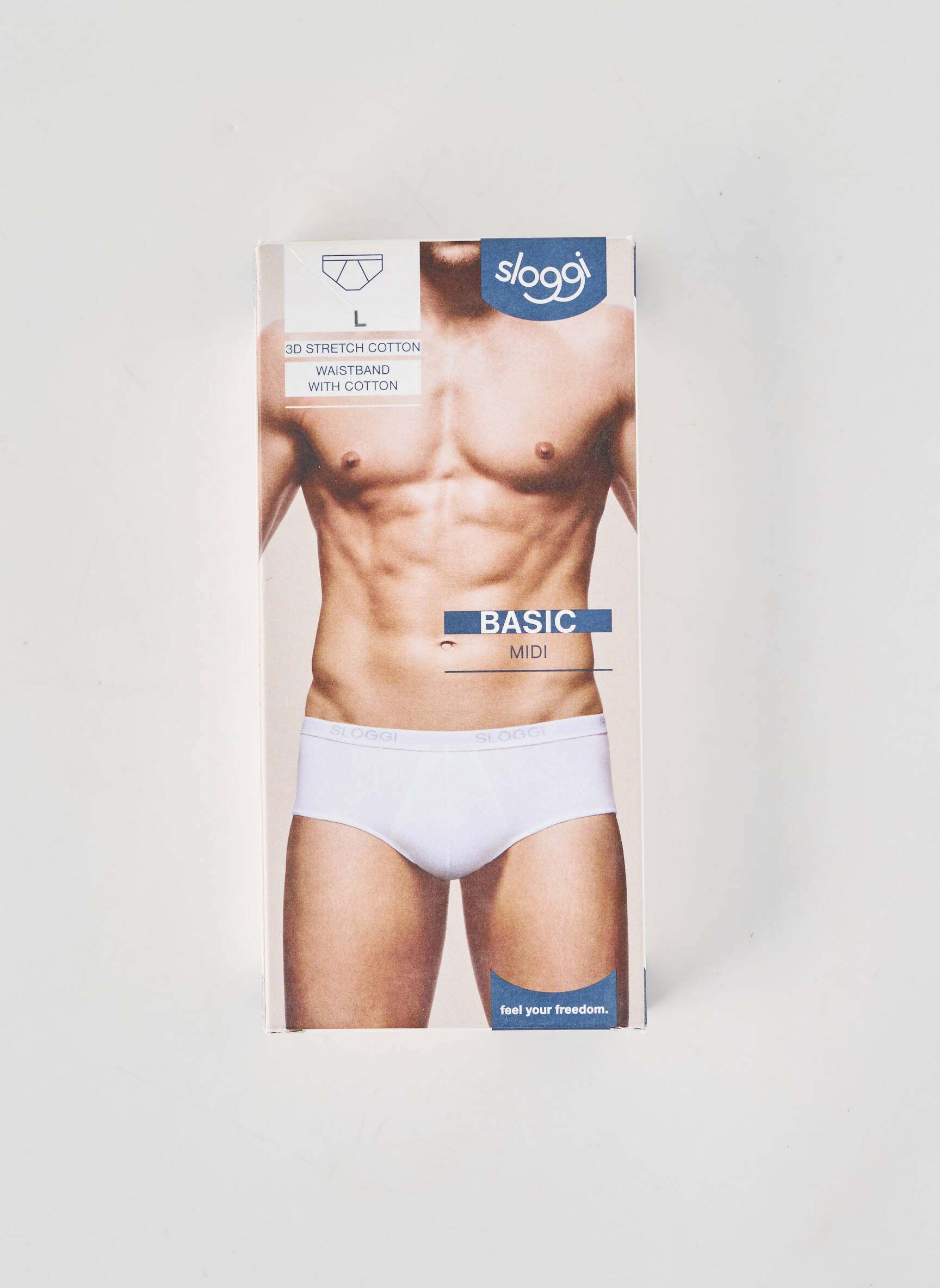 Boxer stretch blanc SLOGGI homme