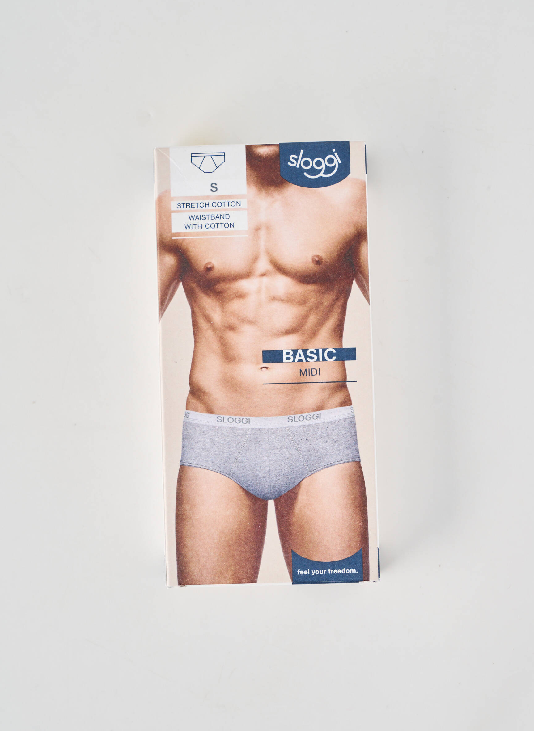 Boxer stretch gris SLOGGI homme