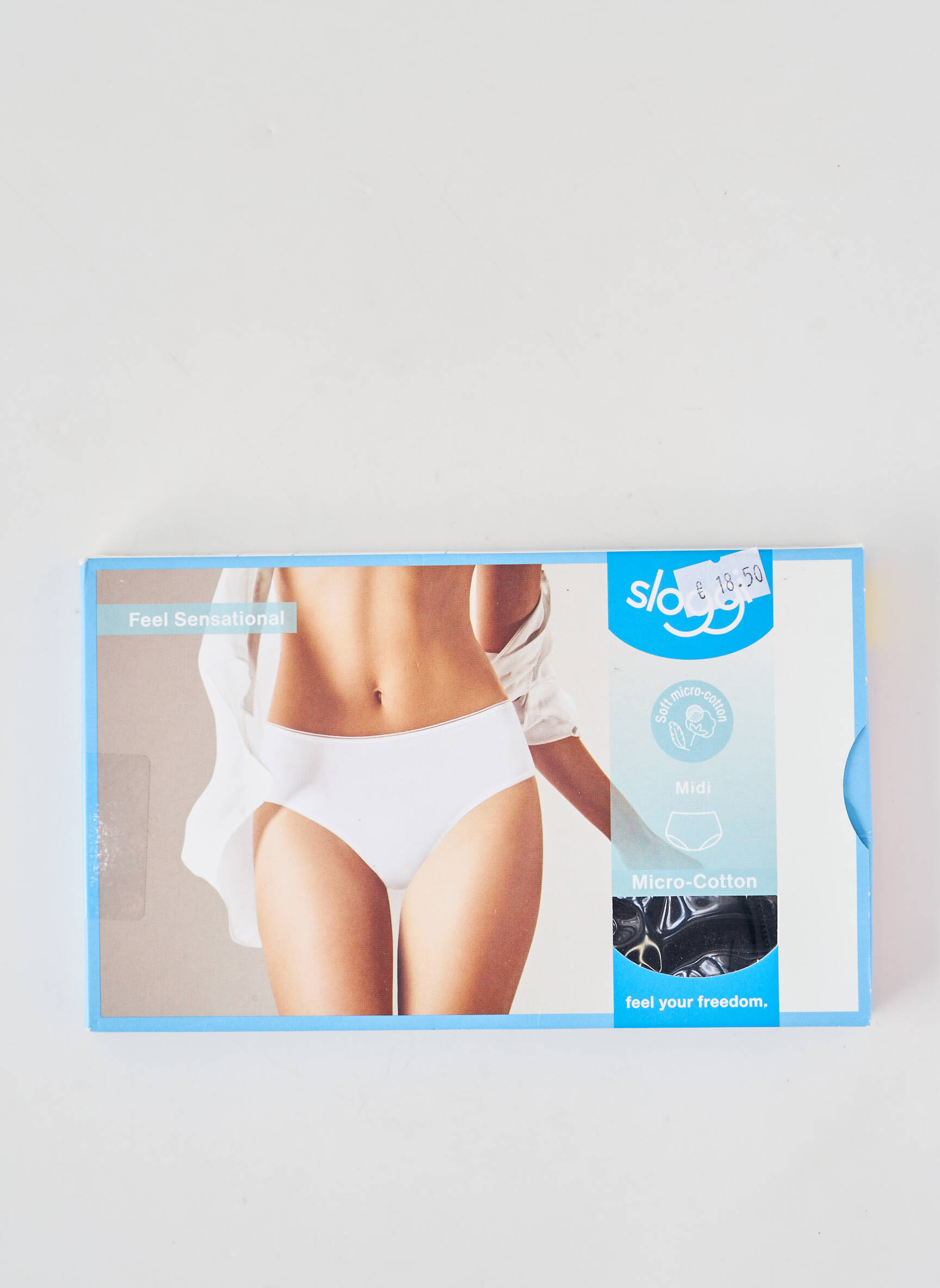 Culotte stretch noir SLOGGI femme