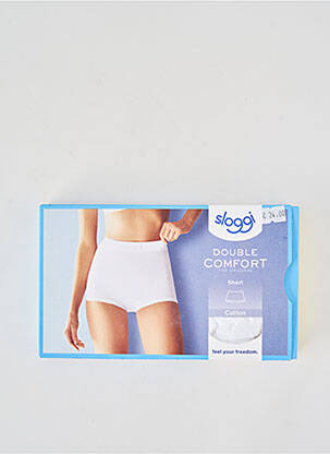 Shorty short blanc SLOGGI femme