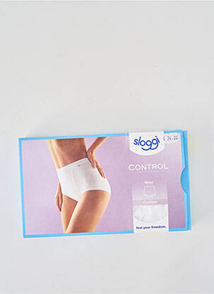 Culotte haute stretch blanc SLOGGI femme