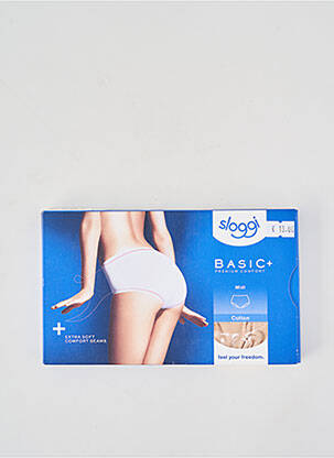 Culotte haute stretch beige SLOGGI femme