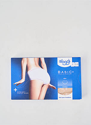 Culotte haute stretch beige SLOGGI femme