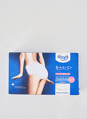 Culotte stretch blanc SLOGGI femme