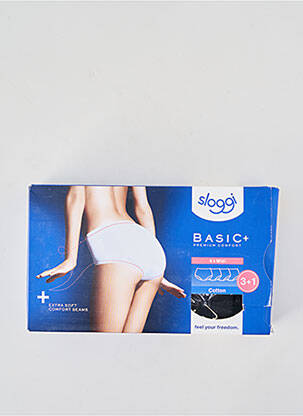 Culotte stretch noir SLOGGI femme