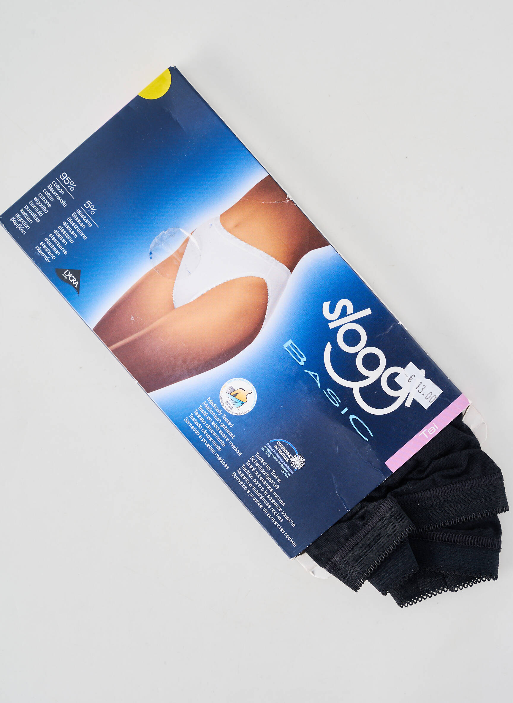 Culotte stretch noir SLOGGI femme