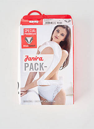 Culotte stretch blanc JANIRA femme