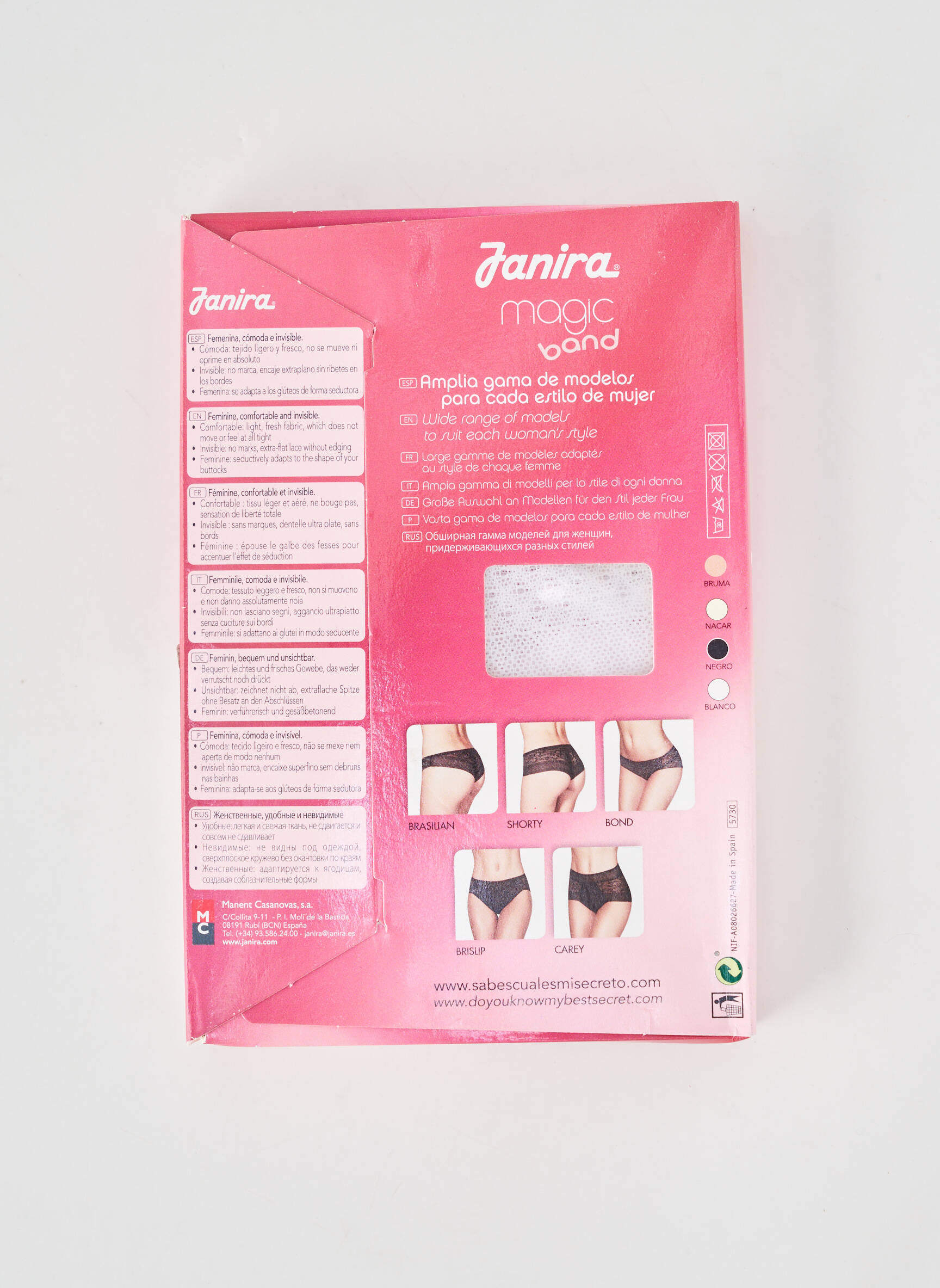 Culotte stretch blanc JANIRA femme