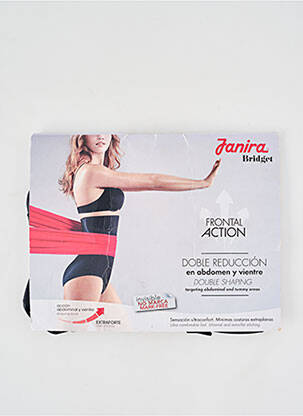 Culotte gainante effet matière satinée noir JANIRA femme