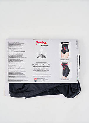 Culotte gainante fond doublé noir JANIRA femme