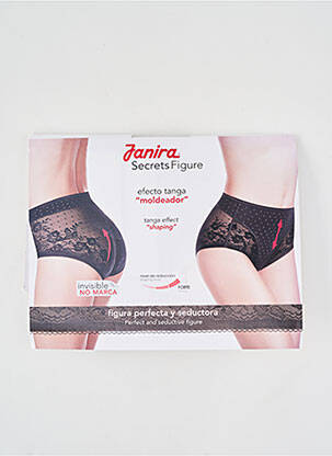 Culotte haute stretch noir JANIRA femme