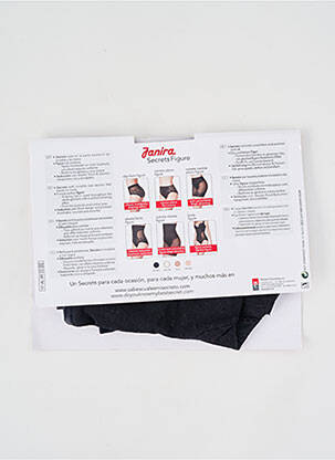 Culotte haute stretch noir JANIRA femme