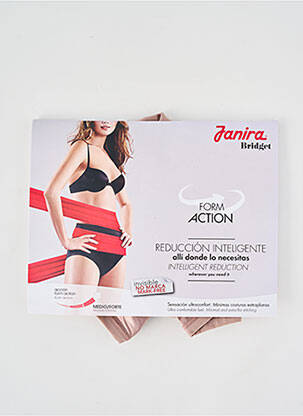 Culotte gainante tissage satiné beige JANIRA femme