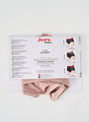 Culotte gainante tissage satiné beige JANIRA femme