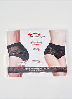 Culotte haute tissage dentelle blanc JANIRA femme
